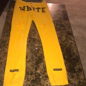 Off white jeans